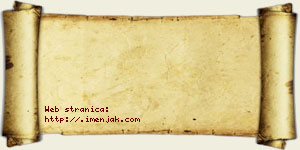 Tamara Ješić vizit kartica